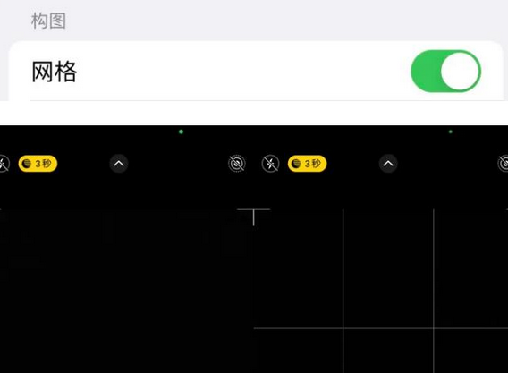 随县苹果手机维修网点分享iPhone如何开启九宫格构图功能