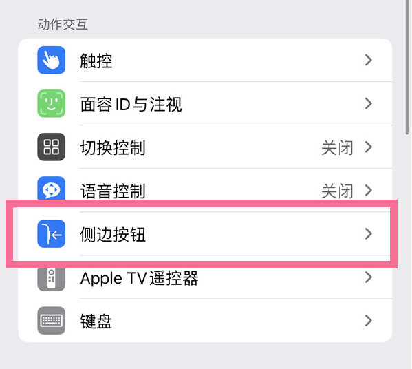 随县苹果14维修店分享iPhone14 Plus侧键双击下载功能关闭方法 