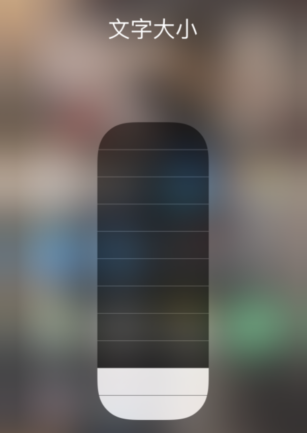 随县苹果手机维修分享小技巧：在 iPhone 控制中心快速调节字体大小 
