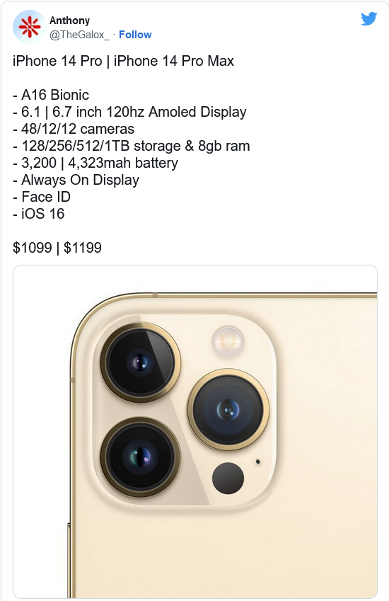 随县苹果14维修分享iPhone 14全系涨价 